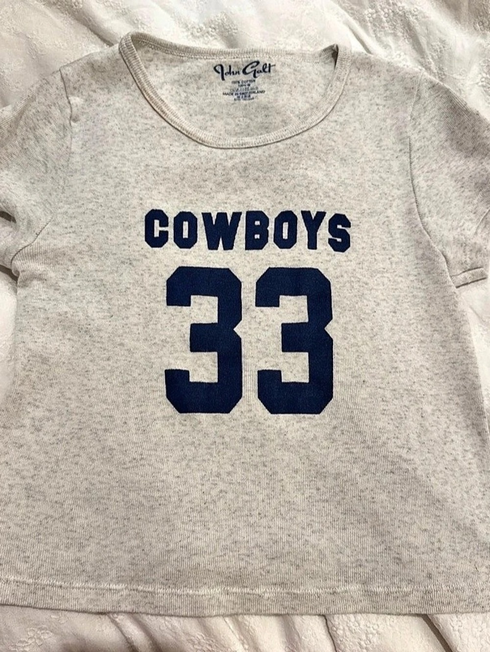 Brandy Melville Cowboys 33 Graphic Tee